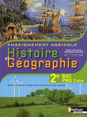 Histoire et g ographie 2e bac pro 3 ans agricole - Anne-Marie G rin-grataloup