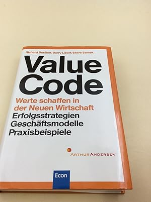 Bild des Verkufers fr Value Code, Werte schaffen in der Neuen Wirtschaft zum Verkauf von Berg-Berg Bcherwelt