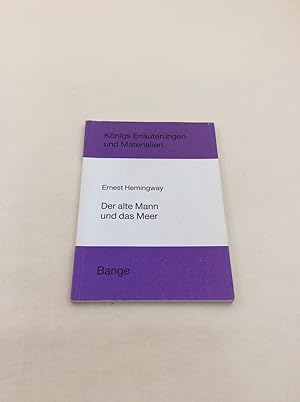 Bild des Verkufers fr Erluterungen zu: Ernest Hemingway, Der alte Mann und das Meer zum Verkauf von Berg-Berg Bcherwelt