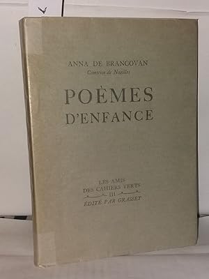Seller image for Pomes d'enfance for sale by Librairie Albert-Etienne