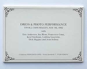 Imagen del vendedor de Dress & Photo Performance: Tivoli, Copenhagen, May 7th 1992 a la venta por William Allen Word & Image