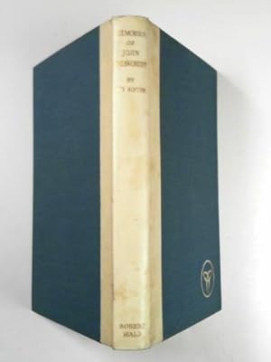 Seller image for Memories of John Galsworthy for sale by Cotswold Internet Books