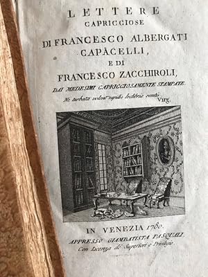 Bild des Verkufers fr Lettere capricciose [-Continuazione delle lettere] dai medesimi capricciosamente stampate. zum Verkauf von Gabriele Maspero Libri Antichi