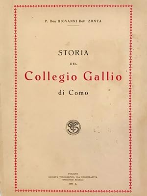Storia del Collegio Gallio di Como.