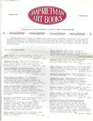Summer 1974 Newsletter