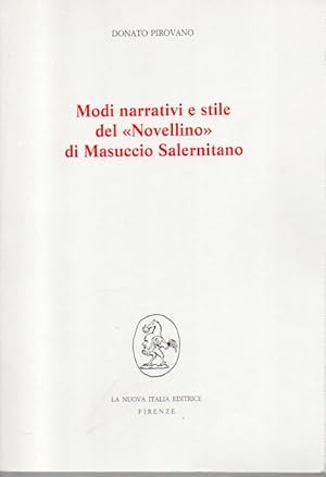 Modi narrativi e stile del Novellino di Masuccio Salernitano