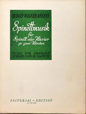 Bild des Verkufers fr Spinettmusik fr Spinett oder Klavier zu zwei Hnden zum Verkauf von Paul van Kuik Antiquarian Music