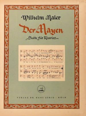 Immagine del venditore per Der Mayen. Suite fr Klavier venduto da Paul van Kuik Antiquarian Music