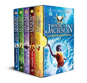 Percy Jackson y los dioses del Olimpo - La serie completa (pack con: El ladrón del rayo # El mar ...