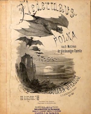 Fledermaus-Polka nach Motiven der gleichnamigen Operette, Op. 362 zu zwei Händen