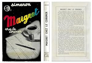 Image du vendeur pour Maigret chez le Coroner. ( Un des 100 exemplaires num�rot�s sur V�lin pur fil du tirage de luxe ). mis en vente par Librairie Victor Sevilla