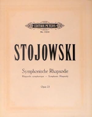 Image du vendeur pour Rhapsodie symphonique pour piano et orchestre [pour 2 pianos] mis en vente par Paul van Kuik Antiquarian Music