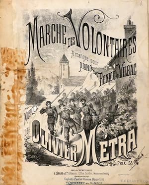 Bild des Verk�ufers f�r Marche des volontaires de Olivier M�tra, arrang�e pour piano par Renaud de Vilbac zum Verkauf von Paul van Kuik Antiquarian Music