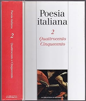 Bild des Verkufers fr Poesia italiana 2: Quattrocento. Cinquecento zum Verkauf von Graphem. Kunst- und Buchantiquariat