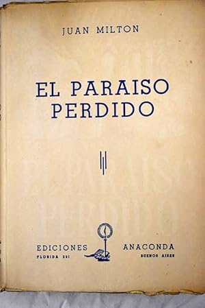 El paraíso perdido