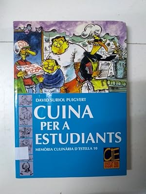 Imagen del vendedor de Cuina per a estudiants a la venta por Libros Ambig