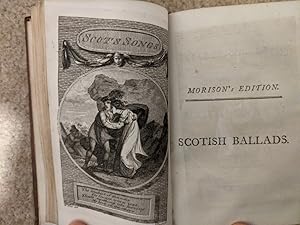 A Select Collection of Favourite Scotish Ballads MORISON volume 1 2 3 4 + The Gentle Shepherd. A ...