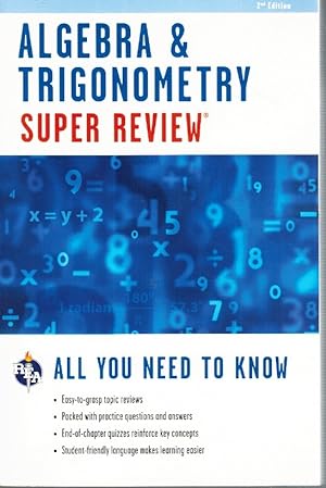 Seller image for ALGEBRA & TRIGONOMETRY SUPER REVIEW for sale by Z-A LLC