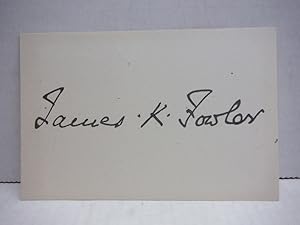 Seller image for SIR JAMES KINGSTON FOWLER (1852-1934) PHYSICIAN ATOGRAPH for sale by Imperial Books and Collectibles