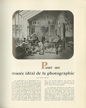 POUR UN MUSÉE IDÉAL DE LA PHOTOGRAPHIE