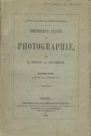 Imagen del vendedor de PREMIRES LEONS DE PHOTOGRAPHIE a la venta por Andrew Cahan: Bookseller, Ltd., ABAA