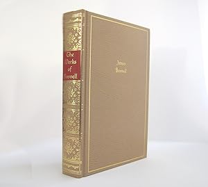 Image du vendeur pour Works of James Boswell, Being an Abridgment of his Life of Samuel Johnson, in One Volume. Edited , with an Introduction by Bergen Evans. Black's Reader Service Book Bound in Handsome Pale Tan Leatherette with Gilt Decoration. mis en vente par Brothertown Books