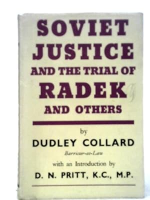Immagine del venditore per Soviet Justice & the Trial of Radek & Others venduto da World of Rare Books