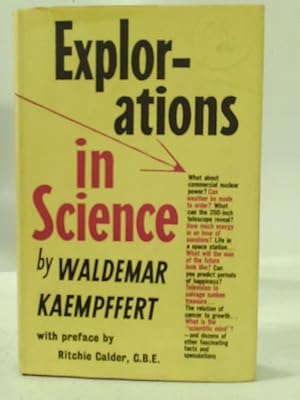 Bild des Verkufers fr Explorations in Science zum Verkauf von World of Rare Books