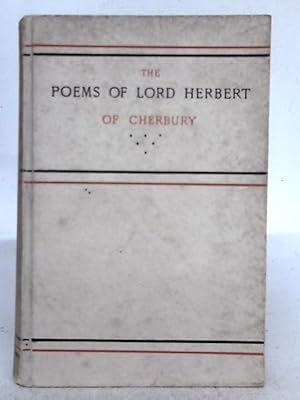 Imagen del vendedor de The Poems of Lord Herbert of Cherbury a la venta por World of Rare Books