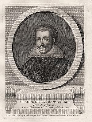 Image du vendeur pour Claude de la Tremouille" - Claude de La Tremoille duc de Thouars (1566-1604) Portrait mis en vente par Antiquariat Steffen Vlkel GmbH