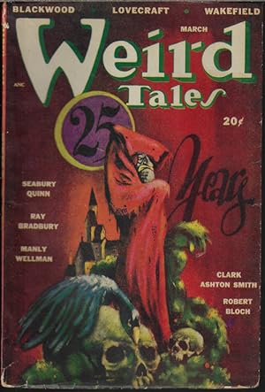 Seller image for WEIRD TALES: March. Mar. 1948 ("The October Game") for sale by Books from the Crypt