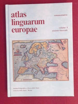 Immagine del venditore per Atlas linguarum europae (ALE). Volume I [= 1], sixime [= 6] fascicule: commentaires. venduto da Wissenschaftliches Antiquariat Zorn