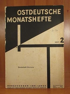 Ostdeutsche Monatshefte, 12. Jg., Heft 2, Mai 1931 (Sonderheft Ostsee).