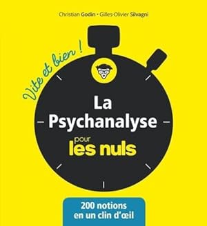 Seller image for la psychanalyse vite et bien pour les nuls for sale by Chapitre.com : livres et presse ancienne