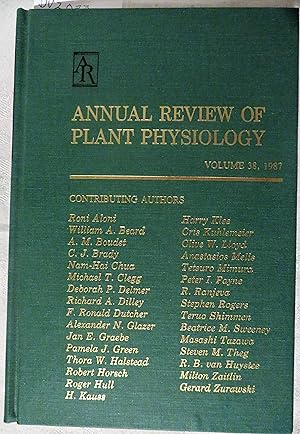 Imagen del vendedor de Annual Review of Plant Physiology, Volume 38, 1987 a la venta por Book Catch & Release