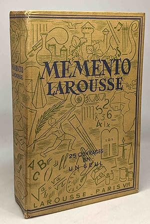 Mémento Larousse - encyclopédique et illustré - 765 gravures 13 planches et tableaux 73 cartes et...