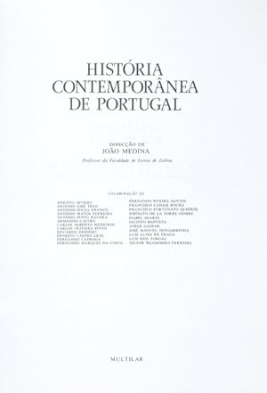 Seller image for HISTRIA CONTEMPORNEA DE PORTUGAL. PRIMEIRA REPBLICA. [2 VOLS.] for sale by Livraria Castro e Silva