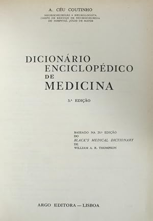 DICIONÁRIO ENCICLOPÉDICO DE MEDICINA. [2 VOLS.]
