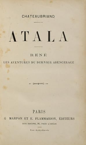 Image du vendeur pour ATALA. mis en vente par Livraria Castro e Silva