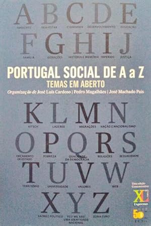 Imagen del vendedor de PORTUGAL SOCIAL DE A a Z, TEMAS EM ABERTO. a la venta por Livraria Castro e Silva