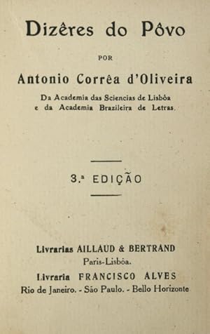 Seller image for DIZRES DO PVO. for sale by Livraria Castro e Silva