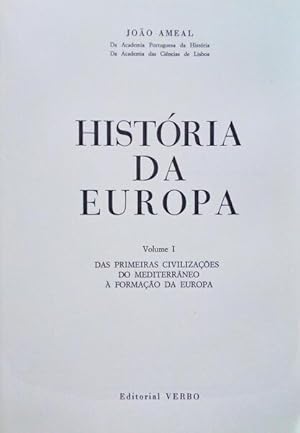 HISTÓRIA DA EUROPA. [5 VOLS.]