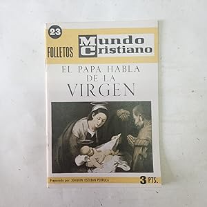 Imagen del vendedor de MUNDO CRISTIANO 23: EL PAPA HABLA DE LA VIRGEN a la venta por LIBRERIA CLIO