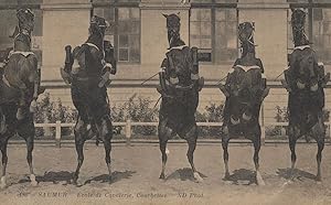 Saumer Horse Military Academy Cavalry Antique French Postcard