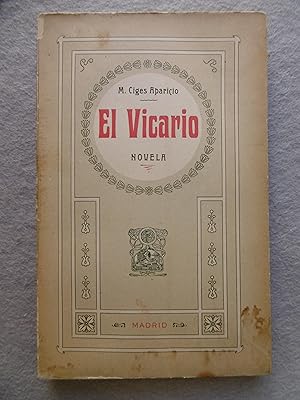 Bild des Verkufers fr EL VICARIO. Novela. zum Verkauf von Auca Llibres Antics / Yara Prez Jorques