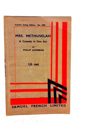 Bild des Verkufers fr Mrs. Methuselah zum Verkauf von World of Rare Books