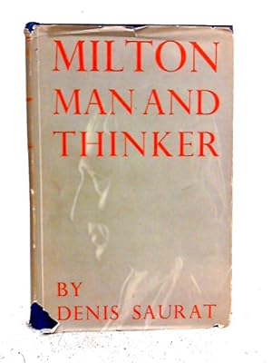 Immagine del venditore per Milton: Man and Thinker venduto da World of Rare Books