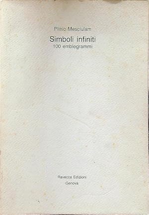 Bild des Verkufers fr Simboli infiniti 100 emblegrammi zum Verkauf von Librodifaccia