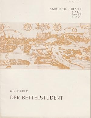 Bild des Verkufers fr Programmheft Carl Millcker DER BETTELSTUDENT Neuinszenierung 14. April 1960 Spielzeit 1959 / 60 zum Verkauf von Programmhefte24 Schauspiel und Musiktheater der letzten 150 Jahre