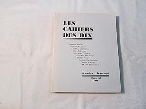 Imagen del vendedor de Les cahiers des dix. Numro 27. a la venta por Doucet, Libraire/Bookseller